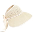 thumbnail image 1 of Aoochasliy Hats and Gloves Clearance Summer Women Fold Trendy Bow-Knot Grass Weave Sunshade Hat Hat Outdoor Hat, 1 of 6