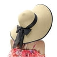 thumbnail image 1 of Aoochasliy Hats and Gloves Clothes Womens Sun Solid Color Summer Hat Foldable Roll Up Floppy Beach Hats UV Caps, 1 of 5