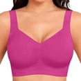 thumbnail image 1 of Aoochasliy Jelly Bras For Women Push Up No Underwire Bra Comfy Soft Buttery Yoga Bralette Everyday Sport Tshirt Brassiere, 1 of 4