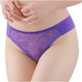 thumbnail image 1 of Aoochasliy Ladies Underwear Thongs Panties Hi-Cut Hollow Out Briefs, 1 of 9