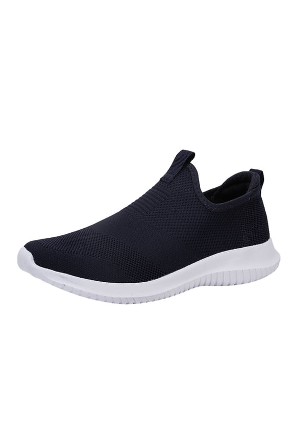 Men's Shoes Athletic Sneaker Couple Breathable Casual Shoes Ultra Light Hollow Soft Bottom Mesh Shoes Basic Clothes