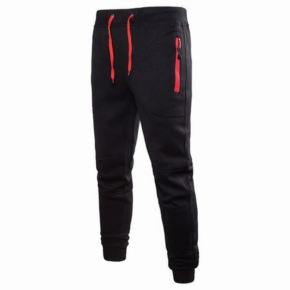 Aoochasliy Mens Jeans Men's Autumn New Casual Sports Pants Jogging Pants Trousers Elastic Waist Christmas