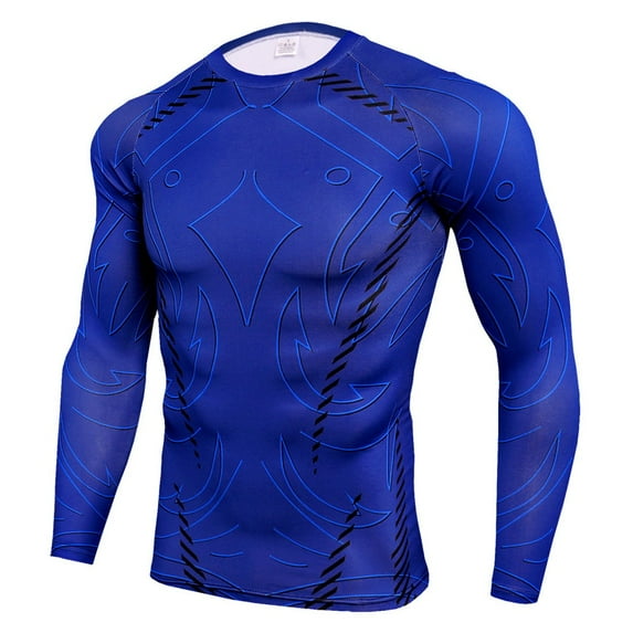Aoochasliy Mens Jeans Clothes Relaxed Fit Men's Elastic Fitness Long Sleeve Fast Drying Tops Long Pants Sports Tight Suit