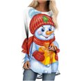 thumbnail image 1 of Aoochasliy Pullover for Women Valentine's Day Christmas Women Sweatshirts Casual Round Neck Loose Blouses Printing Shirts, 1 of 5
