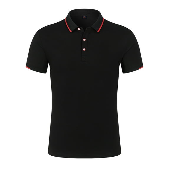 Aoochasliy Summer Clothes Mens Shirts Summer Men's Casual Lapel Button Short Sleeve Business T-shirt
