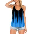 thumbnail image 1 of Aoochasliy Tank Tops for Women Clothes Fashion Womens Summer Printing Tank Tops Low Cut Sleeveless Spaghetti Strap Camisole Loose Baggy Fit Backless Vest, 1 of 7