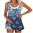 thumbnail image 1 of Aoochasliy Tank Tops for Women Clearance Women Fashion Casual Sexy Summer Round Neck Loose Sleeveless Vest Top, 1 of 8