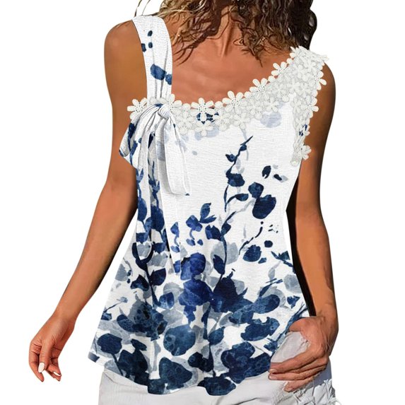 Aoochasliy Tank Tops for Women Clothes Fashion Woman Causal Solid Printing Blouse Soft Bandage Sleeveless T-Shirt Summer Tops