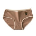 thumbnail image 1 of Aoochasliy Underwear for Womens Clothes Fashion Solid Color Breathable Soft Stretch Underwear Panties, 1 of 3