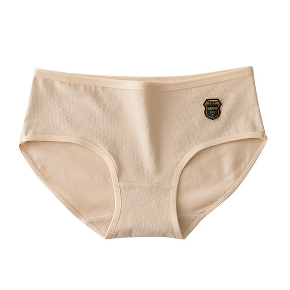 Aoochasliy Underwear for Womens Clothes Fashion Solid Color Breathable Soft Stretch Underwear Panties