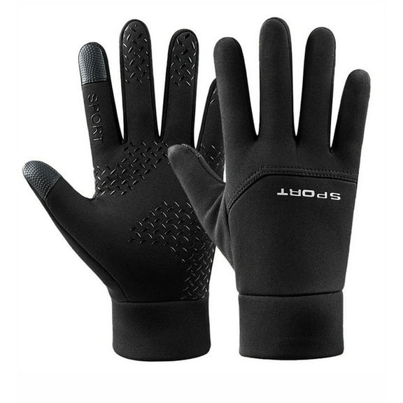 Aoochasliy Winter Gloves Clothes Fashion Men Driving Keep Warm Point Finger Windproof Winter Sprot Screen Gloves