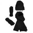 thumbnail image 1 of Aoochasliy Winter Gloves Summer Clothes Hat, Gloves, Scarf Set, Women's Warm Woolen Hat, Long Scarf, 3-in-1 Winter Thick, 1 of 6