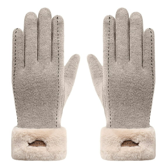 Aoochasliy Winter Gloves Clearance Women Winter Gloves Warm Touchscreen Gloves Windproof Gloves