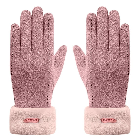 Aoochasliy Winter Gloves Clothes Women Winter Gloves Warm Touchscreen Gloves Windproof Gloves