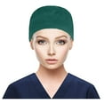 thumbnail image 1 of Aoochasliy Winter Hats Clothes Scrub Cap with Buttons Bouffant Hat with Sweatband for Womens and Mens, 1 of 5