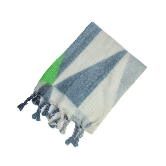 Aoochasliy Winter Scarfs Christmas Clothes Women Autumn Trendy Pashmina Shawl Wrap Cape Geometry Tassel Knitting Cardigan Scarf