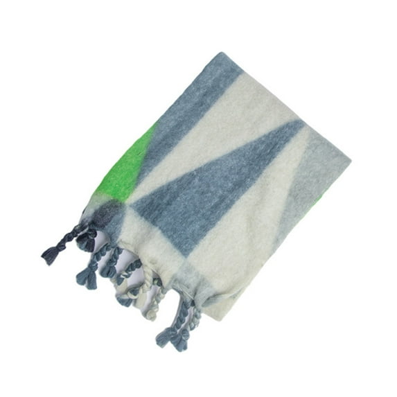 Aoochasliy Winter Scarfs Christmas Clothes Women Autumn Trendy Pashmina Shawl Wrap Cape Geometry Tassel Knitting Cardigan Scarf