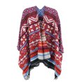 thumbnail image 1 of Aoochasliy Winter Scarfs Christmas Clothes Women Warm Oversized Printing Blanket Cape Wraps Shawl Cardigans, 1 of 3