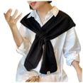 thumbnail image 1 of Aoochasliy Winter Scarfs Christmas Clothes New Wrap Scarf Wool Blends Soft Warm Scarves Long Large Shawl Tassels, 1 of 1