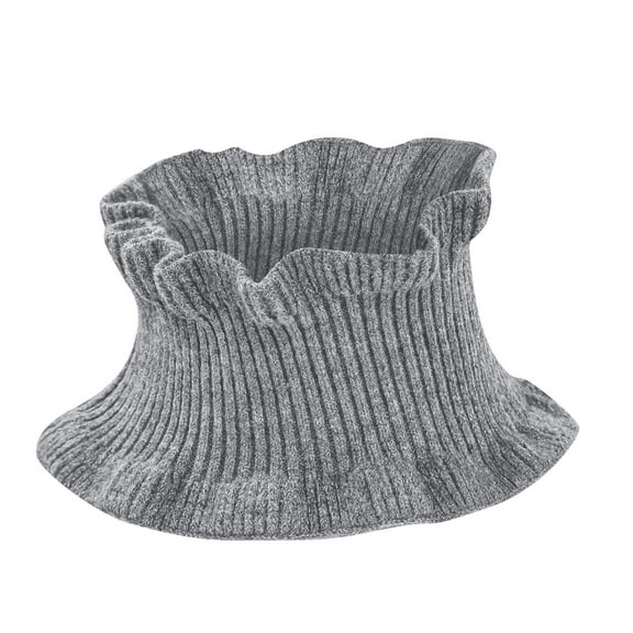 Aoochasliy Winter Scarfs Christmas Women's Knitted Bib Covering Neck Cover False High Collar Infinity Loop Scarf