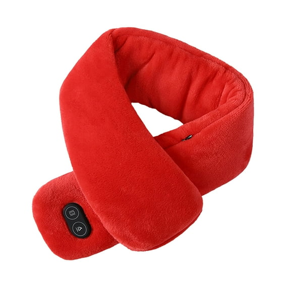 Aoochasliy Winter Scarfs Unisex Long Rechargeable Heating Scarf Intelligent Heating Neck Support Vibration Massage Scarf