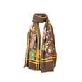 thumbnail image 1 of Aoochasliy Winter Scarfs Women Floral Scarf Female Multi-Purpose Shawl Scarf, 1 of 2
