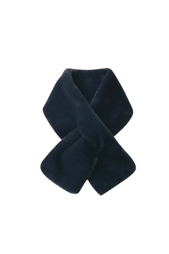 Winter Scarfs Women Winter Faux Fur Villus Scarf Outerwear Leopard Print Scarf Warm