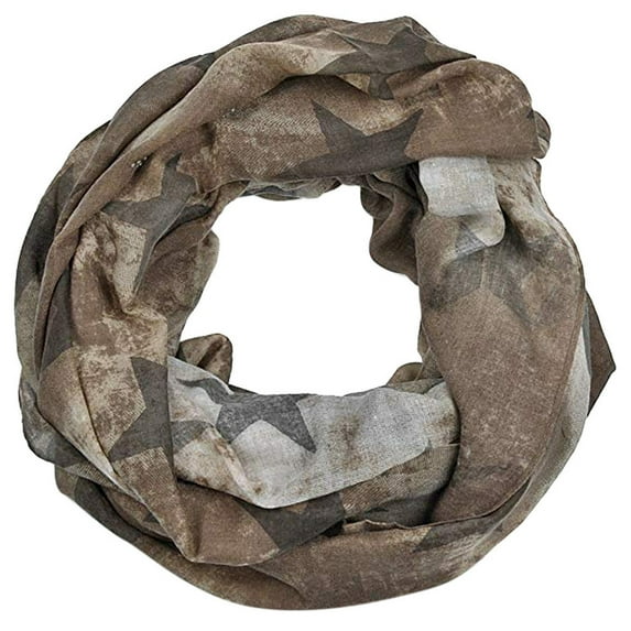 Aoochasliy Winter Scarfs Women Winter Star Print Scarf Outerwear Keeping Warm Scarf