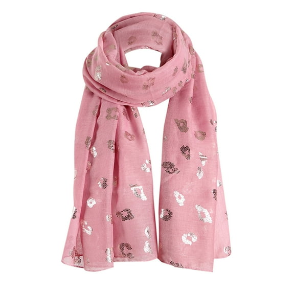 Aoochasliy Winter Scarfs Women's Printed Lightweight Scarf Shawl Wrap Ladies Long Scarf Gift
