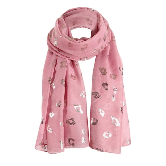 Aoochasliy Winter Scarfs Women's Printed Lightweight Scarf Shawl Wrap Ladies Long Scarf Gift