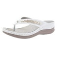 thumbnail image 1 of Aoochasliy Women's Sandals Summer Clothes Women's Metal Buckle Beach Women's Summer Slope Heel Casual Women's Sandals, 1 of 6