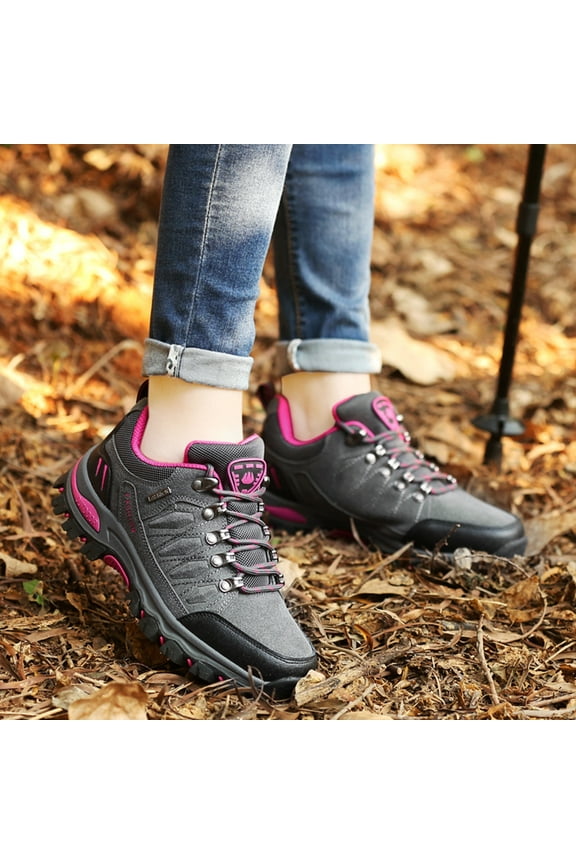 Womens Boots Winter Clothes Outdoor Sports Climbing Hiking Shoes Waterproof Trekking Sneakers for Home Casual Work Play