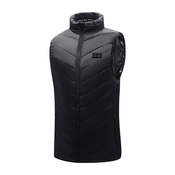 Aoochasliy Womens Jackets and Coats Clothes Heated Tech Fashion Vest Outdoor Warm Clothing Heated for Riding Skiing Fishing Charging Via Heated Overcoat