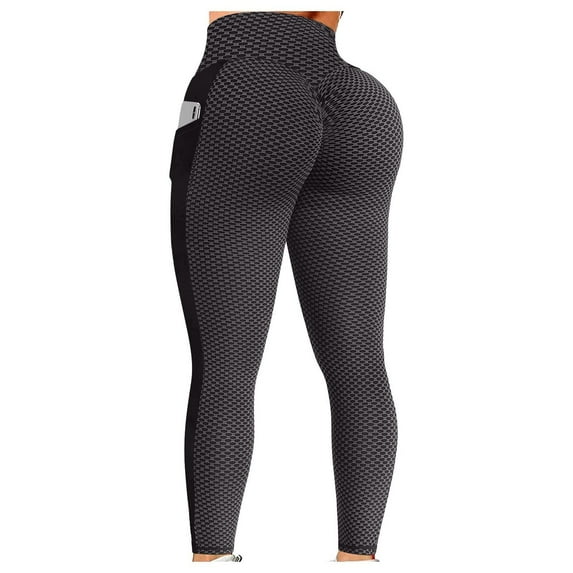 Aoochasliy Womens Pants High Waist Yoga Pants Slimming Booty Leggings Workout Running Butt Lift Tights Pants