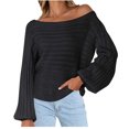 thumbnail image 1 of Aoochasliy Womens Sweaters Pullover Cardigan Long Sleeve Round-Neck, 1 of 6
