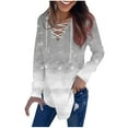 thumbnail image 1 of Aoochasliy Womens Sweaters Pullover Winter Pullover V Neck Strap T-Shirt Tops Autumn Blouse, 1 of 5