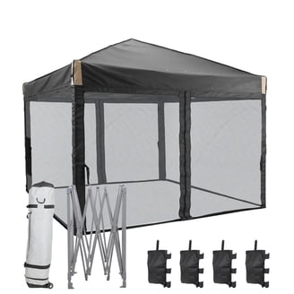 Coleman 10' x 10' Instant Straight Leg Canopy Gazebo with Added