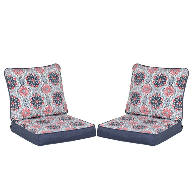 Aoodor 23 x 24 Outdoor Deep Seat Chair Cushion Set with Dust