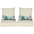 thumbnail image 1 of Aoodor 24'' x 24'' Outdoor & Indoor Deep Seat Cushion Set, furniture pillows and cushions, Olefin Fabric Slipcover and Sponge Foam (Set of 2 Seats, 2 Backs, 2 Lumbar Pillows)-Beige, 1 of 9