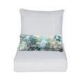 thumbnail image 1 of Aoodor 24" x 24" Patio Chair Cushions Set, Memory Foam Outdoor Deep Seat Cushions (1 Seat, 1 Back, 1 Lumbar Pillow) - Light Gray, 1 of 8