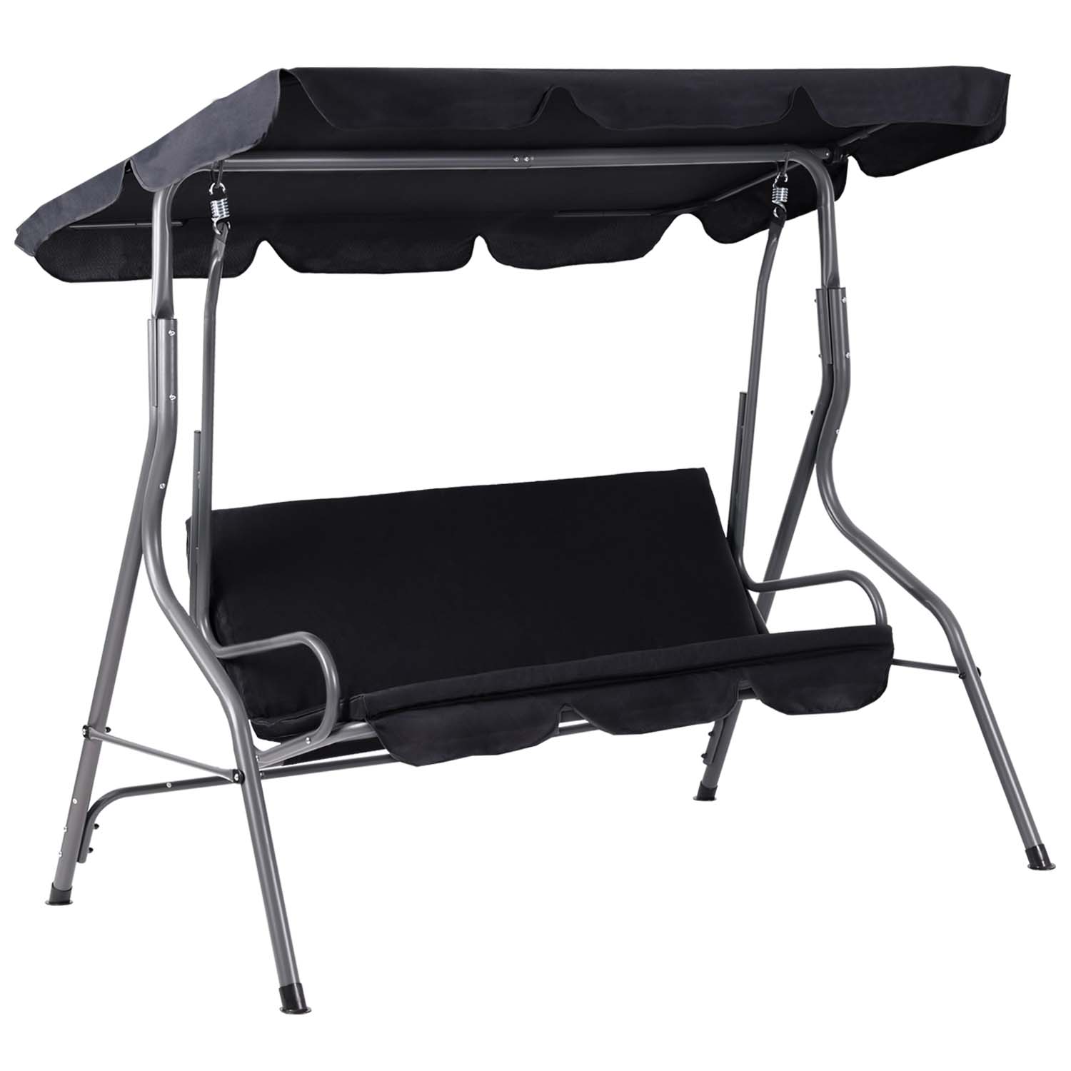 Better Homes & Gardens Camrose Farmhouse 2 Person Wicker Porch Swing