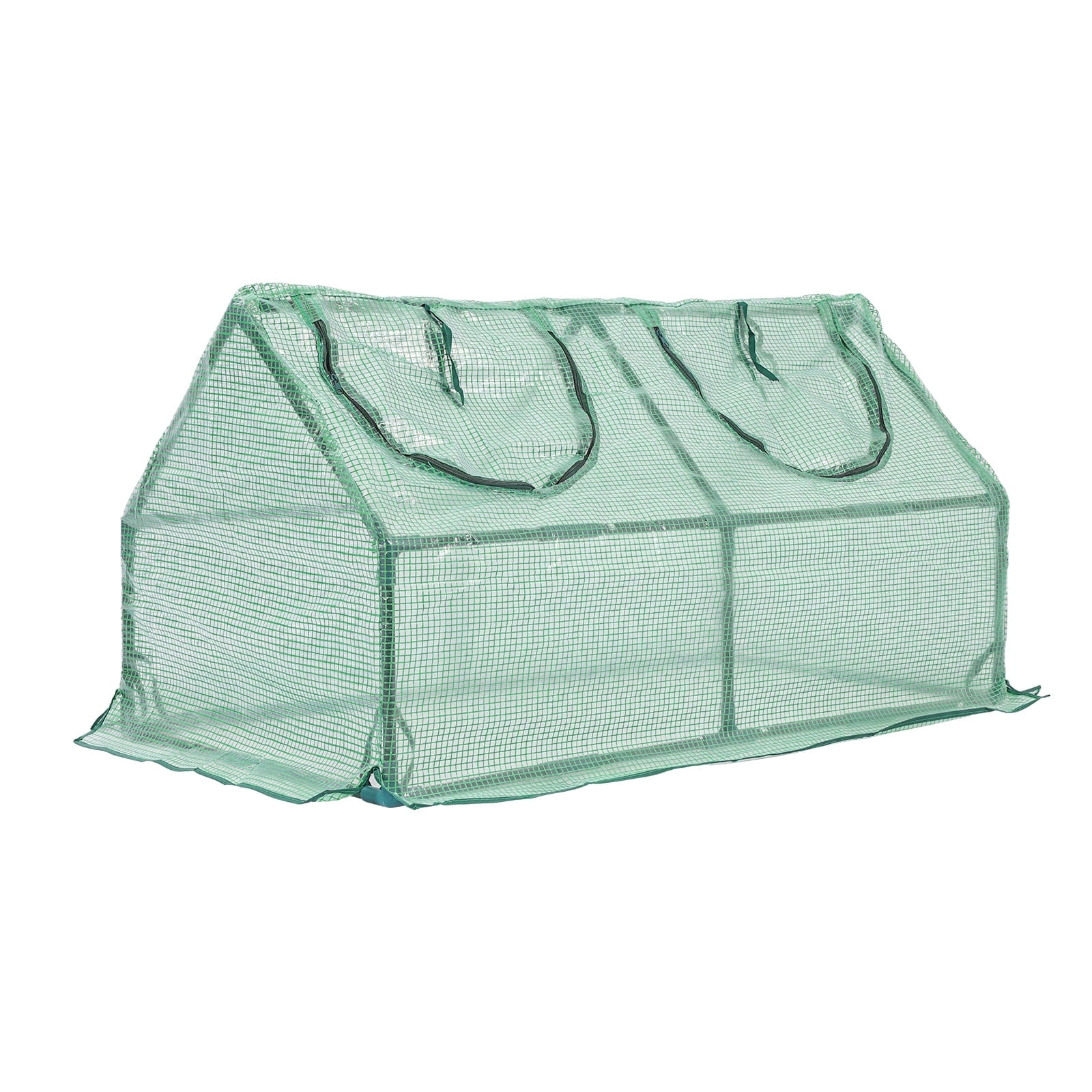 Aoodor 4x2x2 FT 3-in-1 Mini Greenhouse Kit, Small Greenhouse with Triple-Layer Window for All-Season Vegetable and Plant Growing