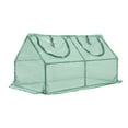 thumbnail image 1 of Aoodor 4x2x2 FT 3-in-1 Mini Greenhouse Kit, Small Greenhouse with Triple-Layer Window for All-Season Vegetable and Plant Growing, 1 of 6