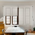 thumbnail image 1 of Aoodor Solar Fabric Outdoor Blinds, 5'W x 8'H, 5% Openness - Superior to HDPE Fabric, 1 of 12
