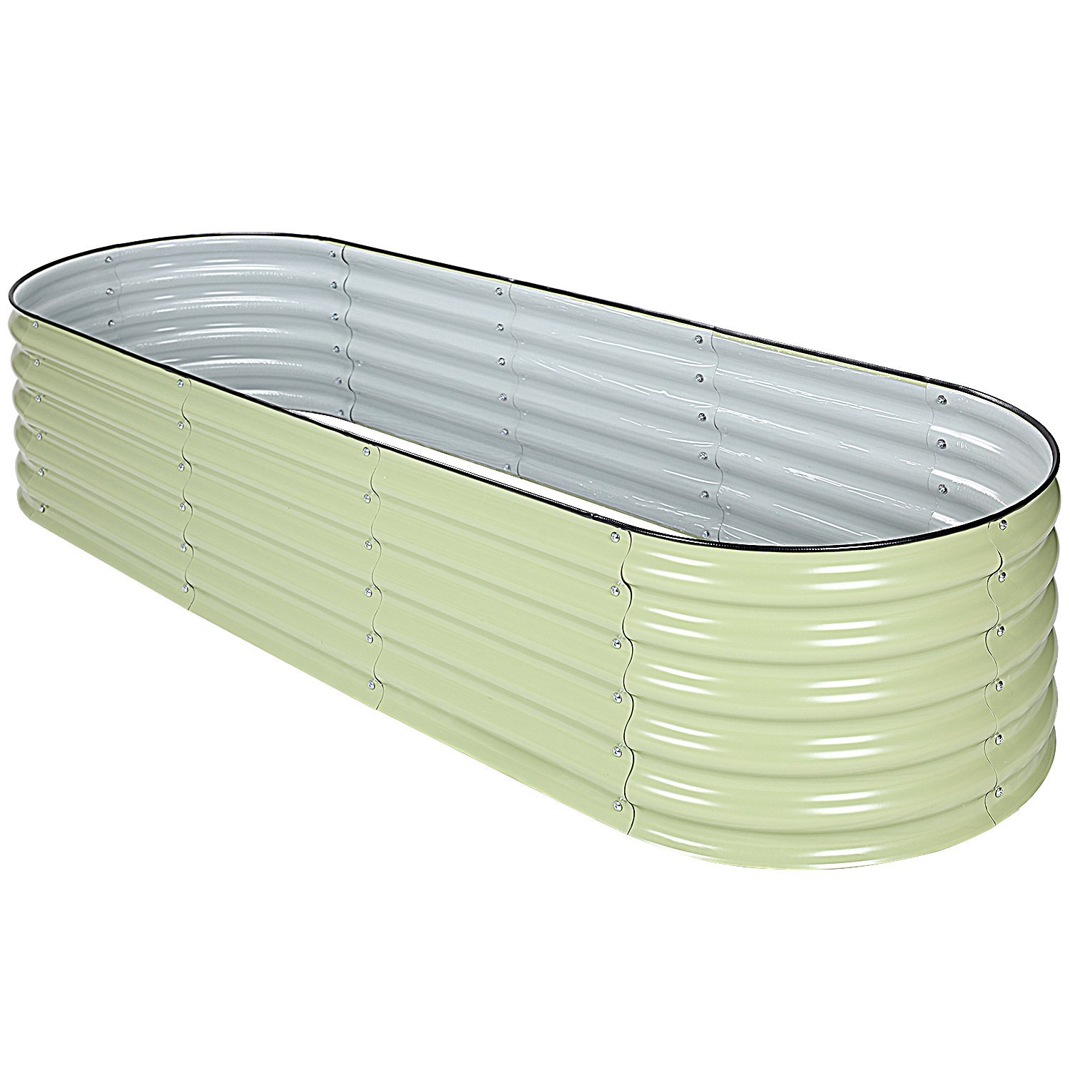 Aoodor 6in1 Aluzinc Metal Raised Garden Bed Vegetable/Flower/Herb