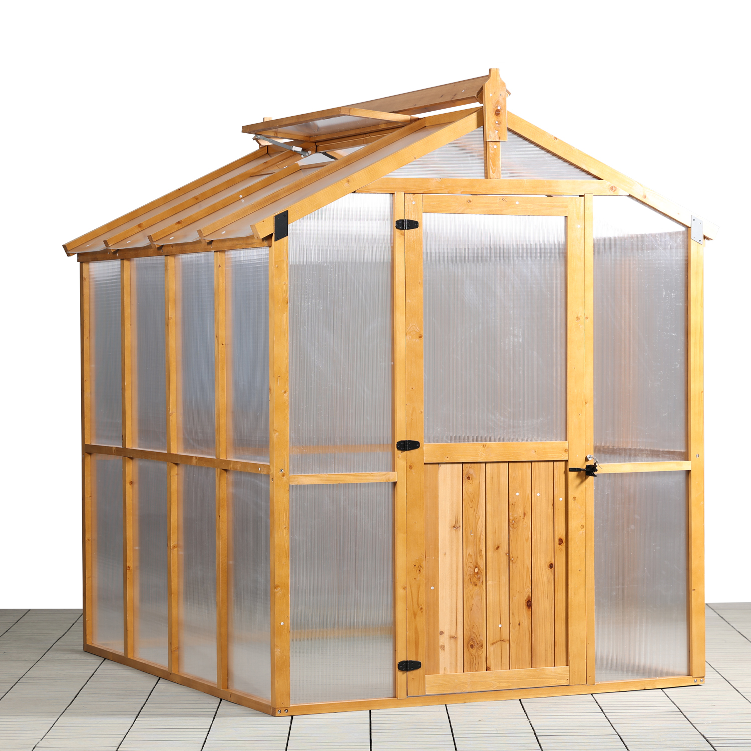 Palram Canopia Hybrid 6' x 4' Polycarbonate/Aluminum WalkIn