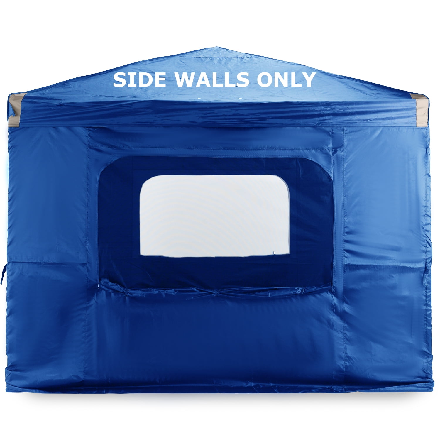 Aoodor Canopy Sidewall Replacement with 2 Side Zipper and Windows for