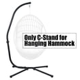thumbnail image 1 of Aoodor Hammock Steel Stand Only C-Stand for Hanging Hammock Chairs - 300 Pound Capacity - N/A, 1 of 5