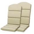thumbnail image 1 of Aoodor High-Back Adirondack Chair Cushion Set of 2, Olefin Fabric Indoor Outdoor Patio Furniture, 1 of 7