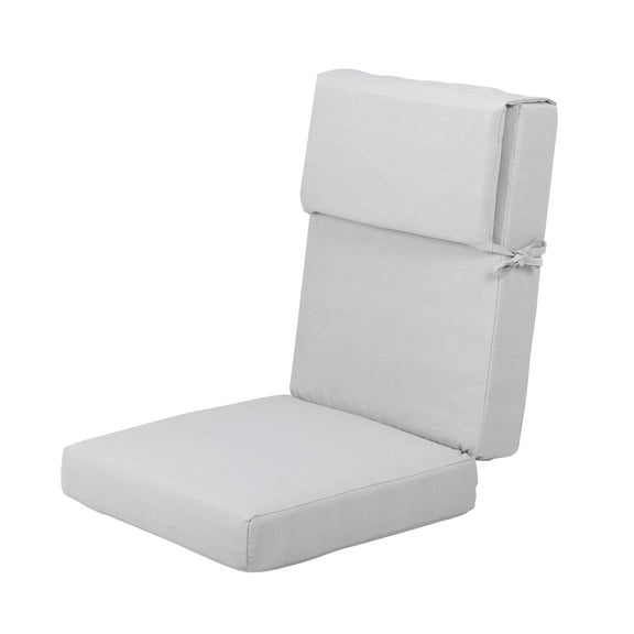 Aoodor Outdoor Chair Cushions 45 x 22 x 4 Inch Patio Furniture Seat Cushion - Light Gray